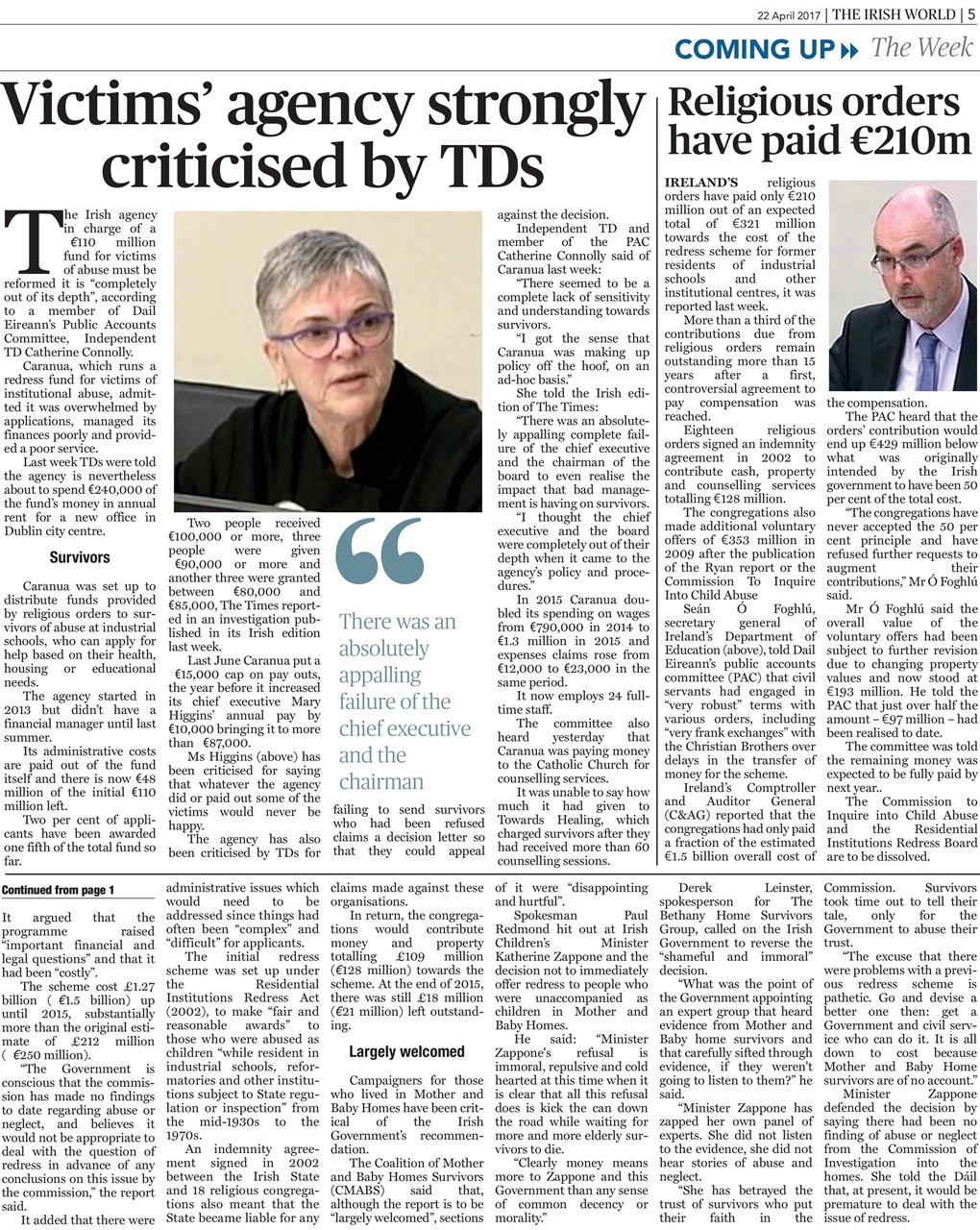 Irish World Preview Pages