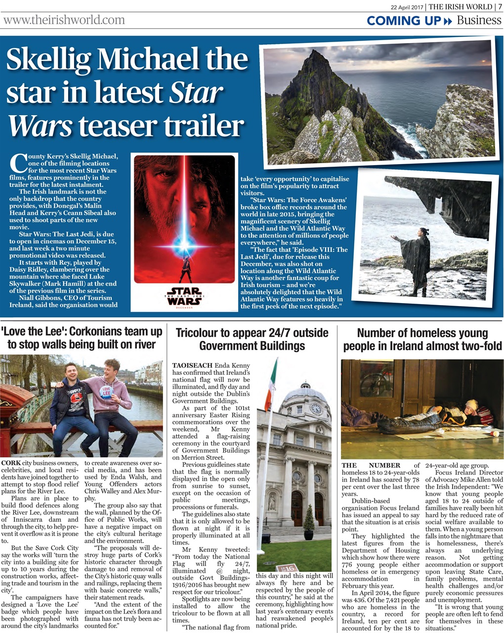 Irish World Preview Pages