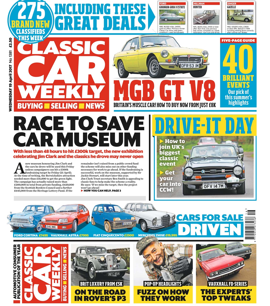 Classic Car Weekly Preview Pages