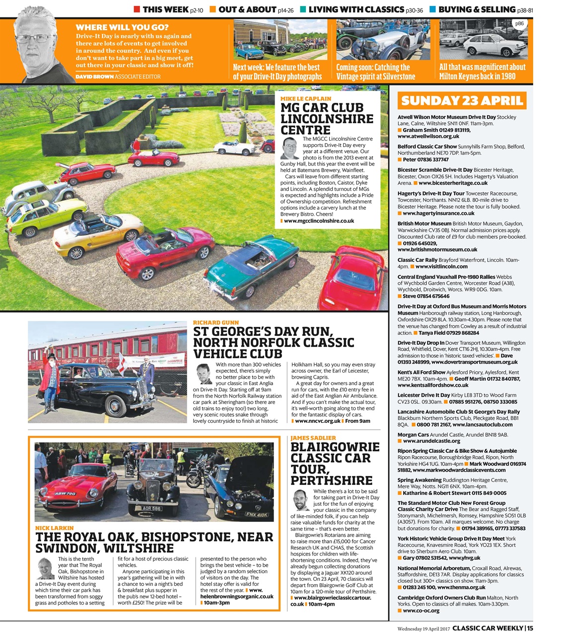 Classic Car Weekly Preview Pages