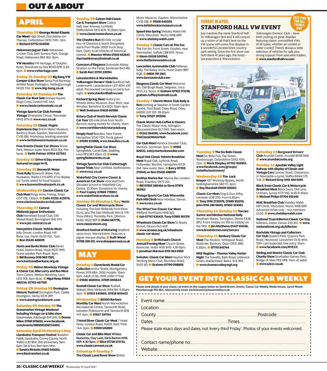 Classic Car Weekly Preview Pages