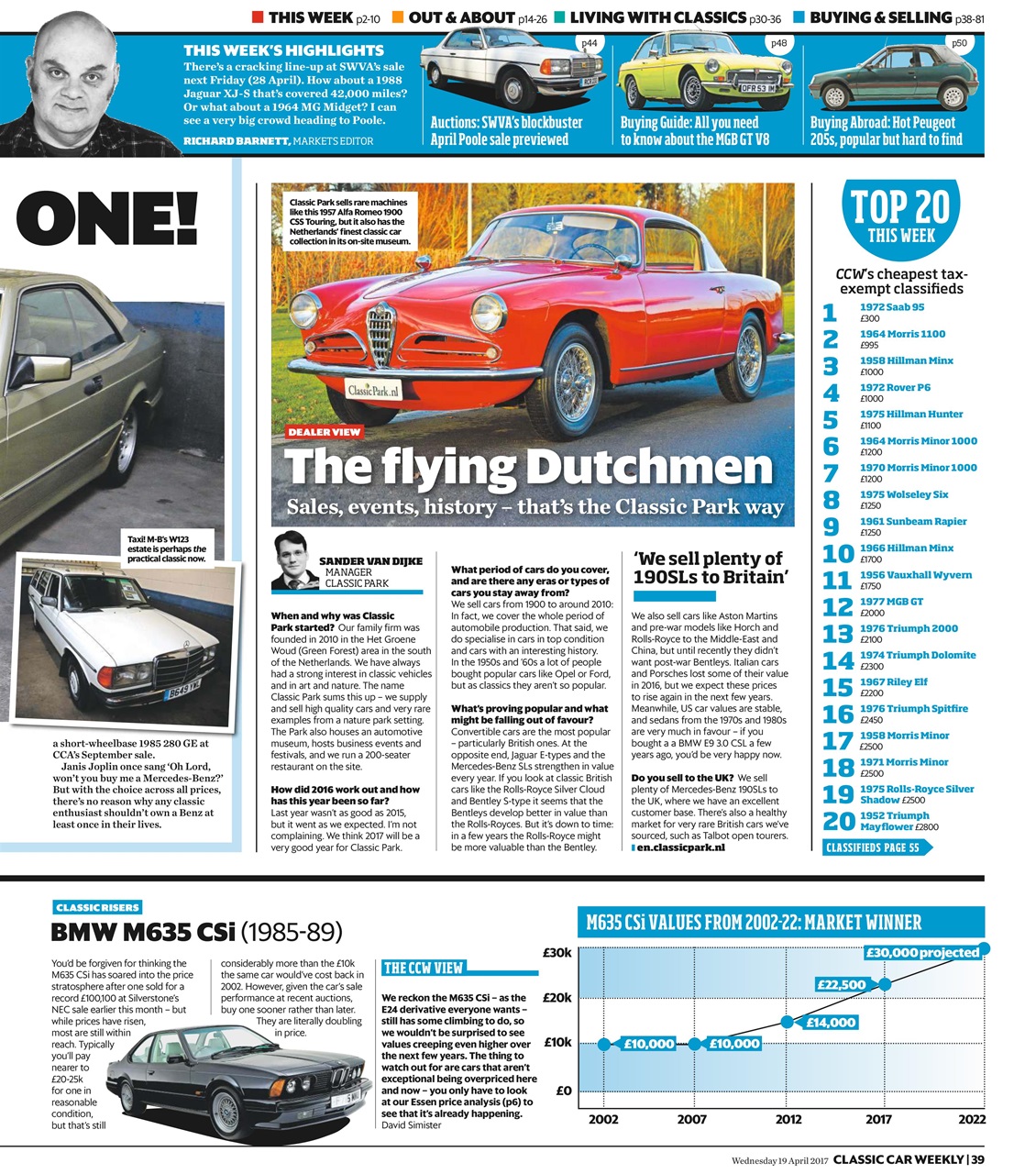 Classic Car Weekly Preview Pages
