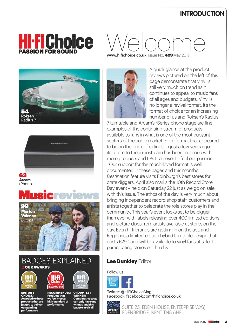 Hi-Fi Choice Preview Pages