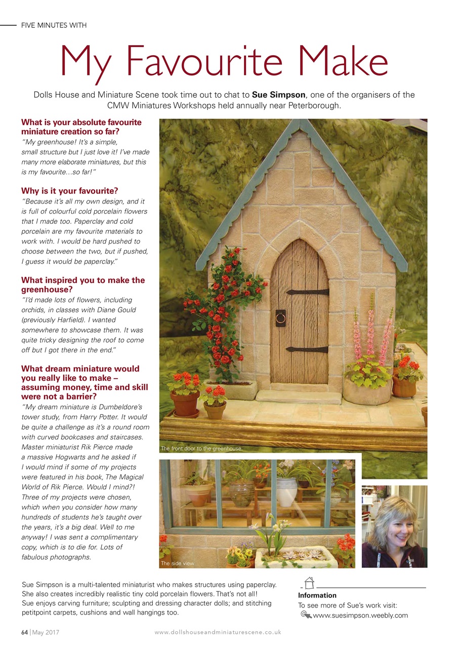 Dolls House and Miniature Scene Preview Pages