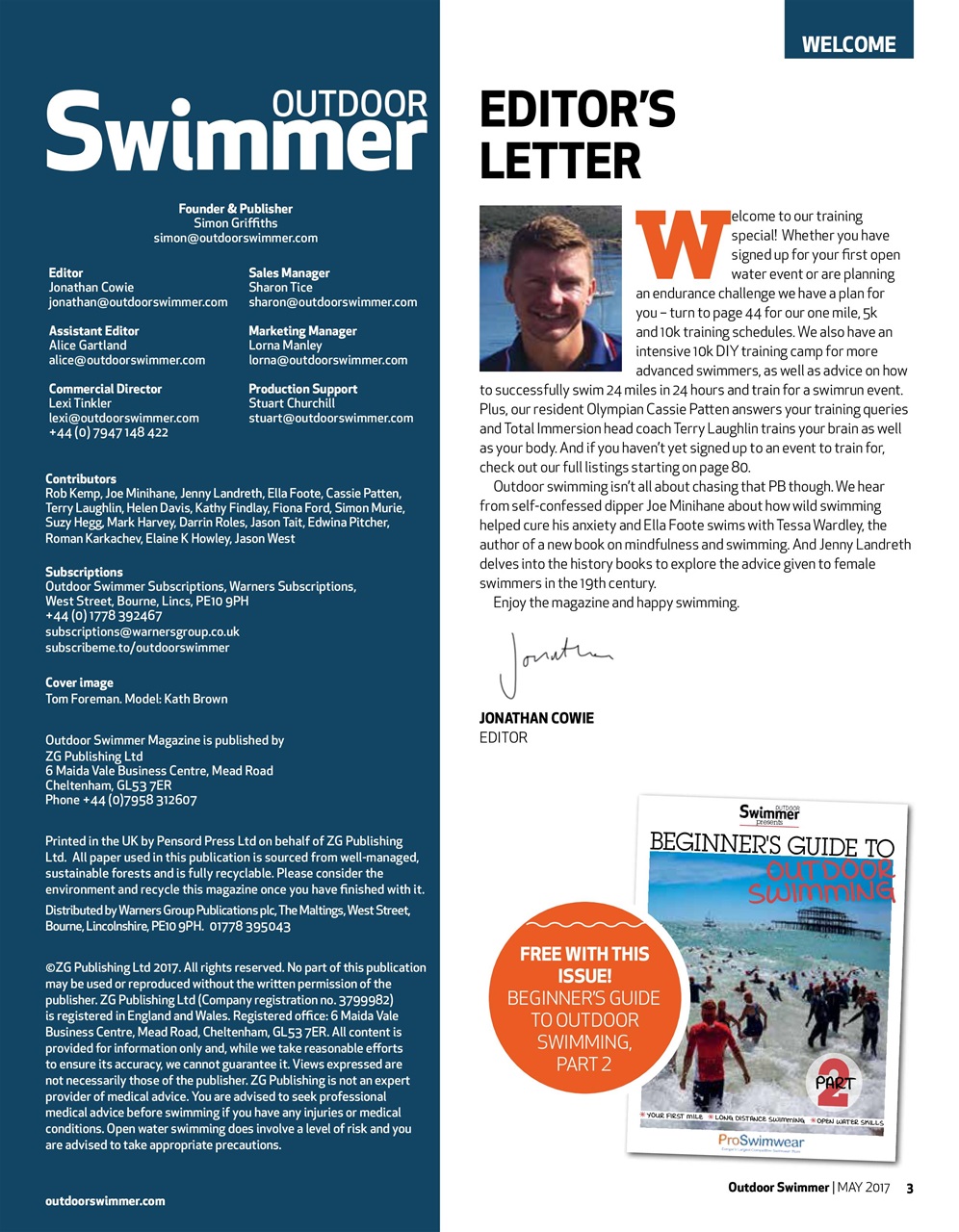 Outdoor Swimmer Preview Pages