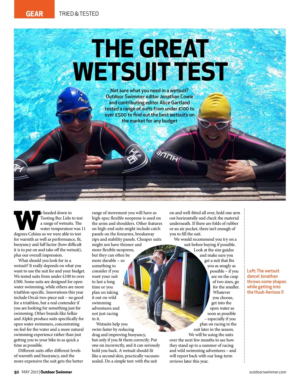 Outdoor Swimmer Preview Pages