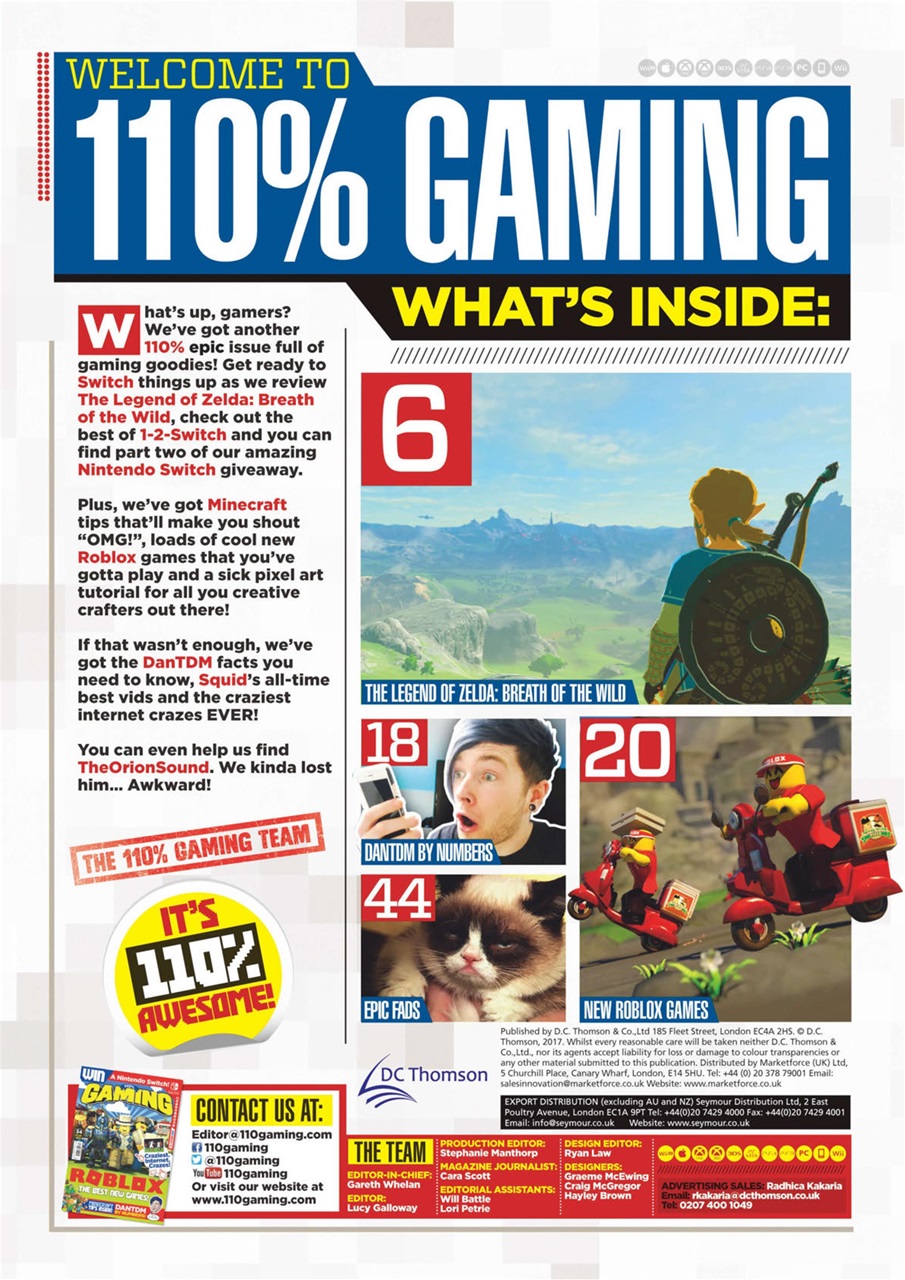 110% Gaming Preview Pages