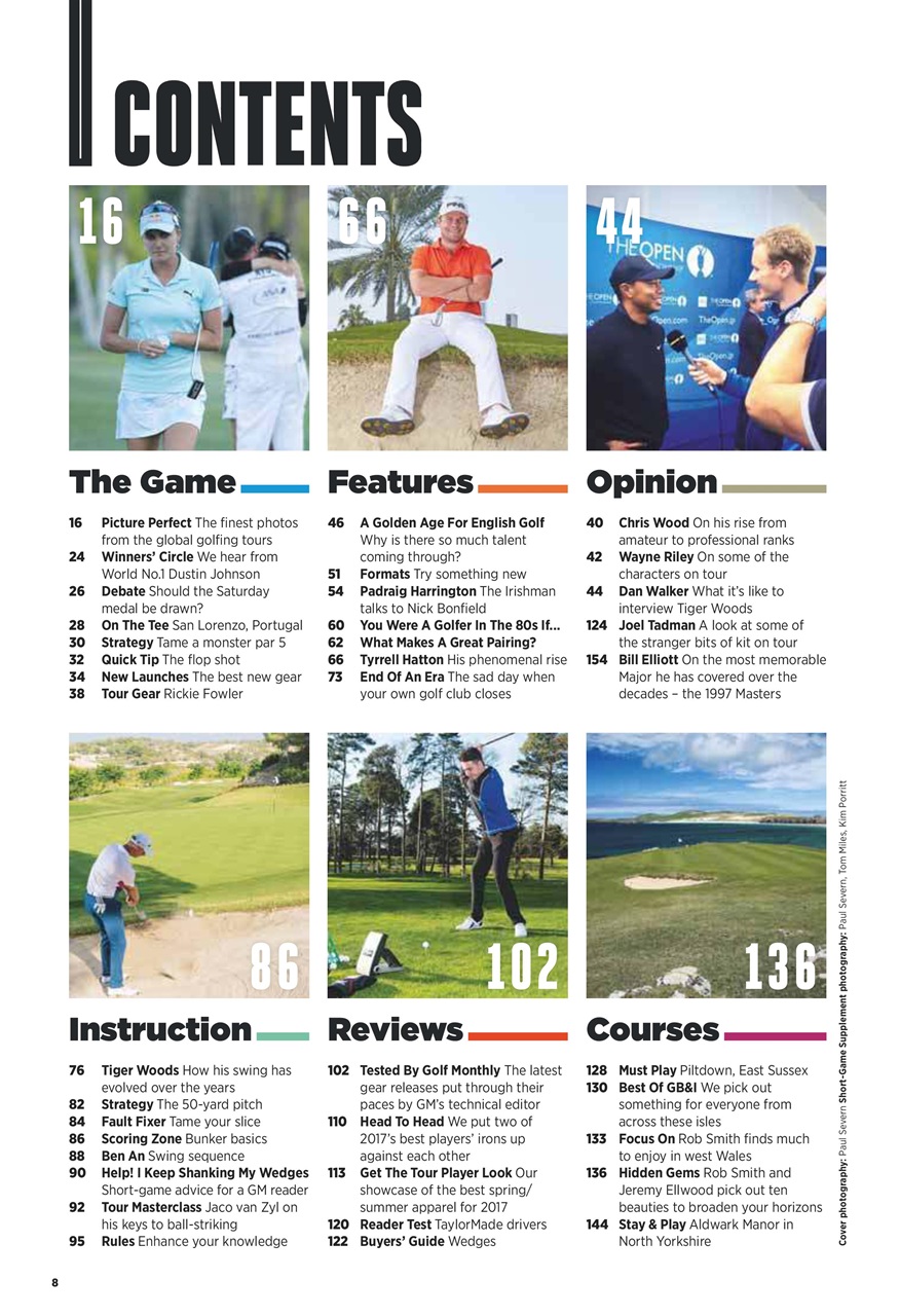 Golf Monthly Preview Pages