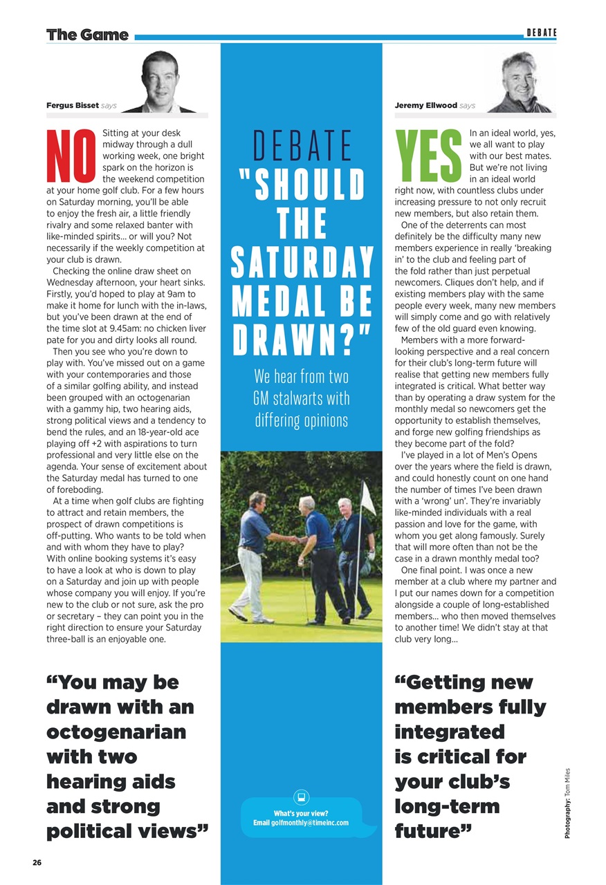 Golf Monthly Preview Pages