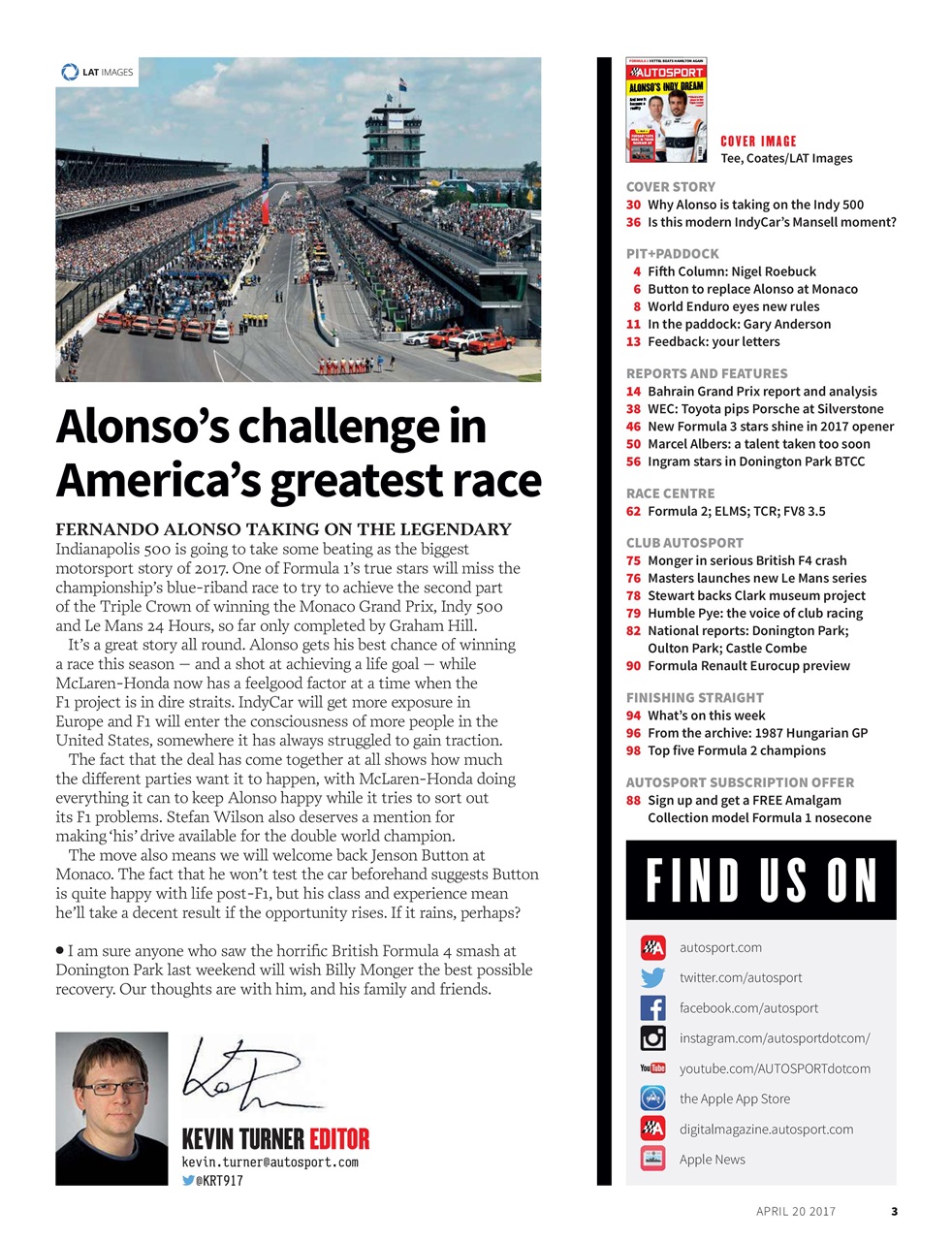 Autosport Preview Pages