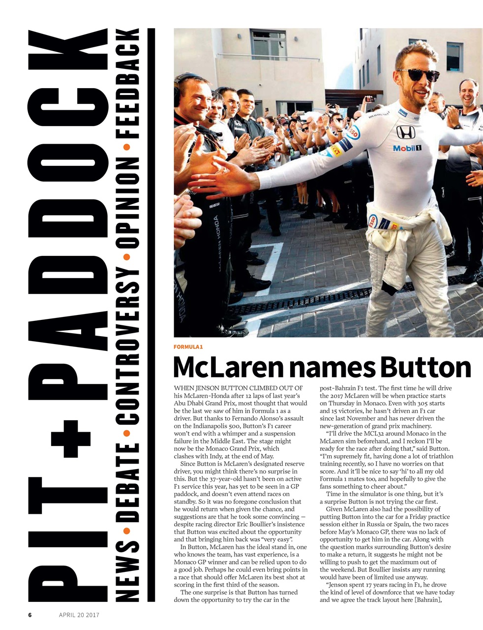 Autosport Preview Pages