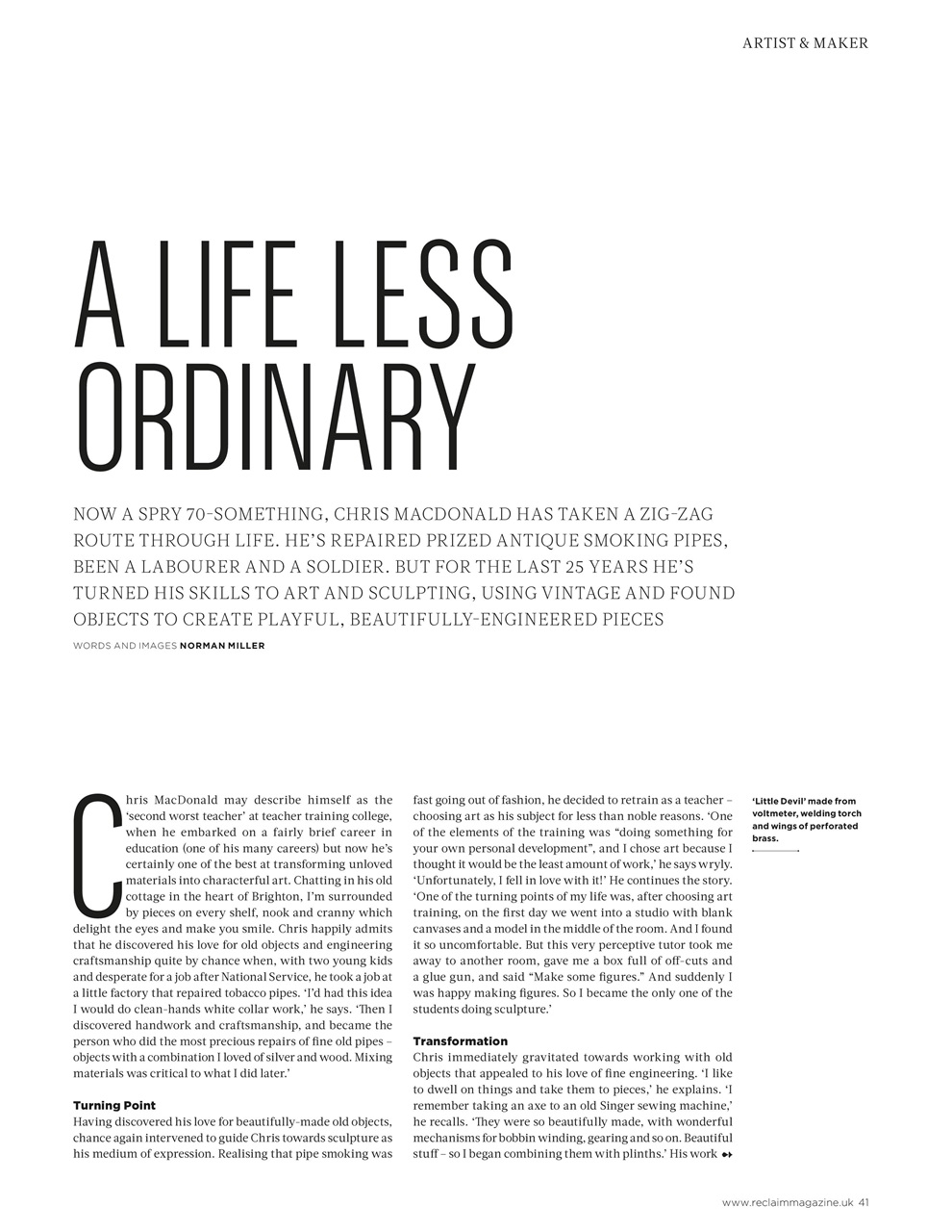 Reclaim Preview Pages