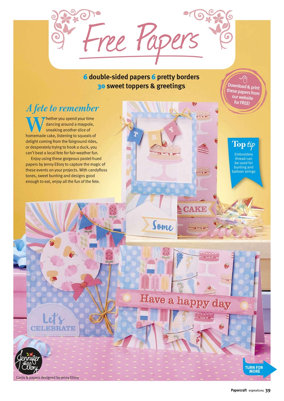 Papercraft Inspirations Preview Pages