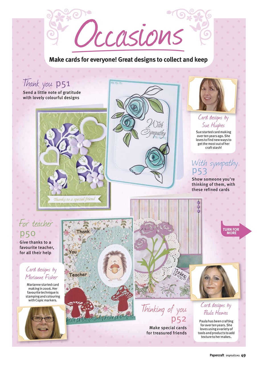 Papercraft Inspirations Preview Pages