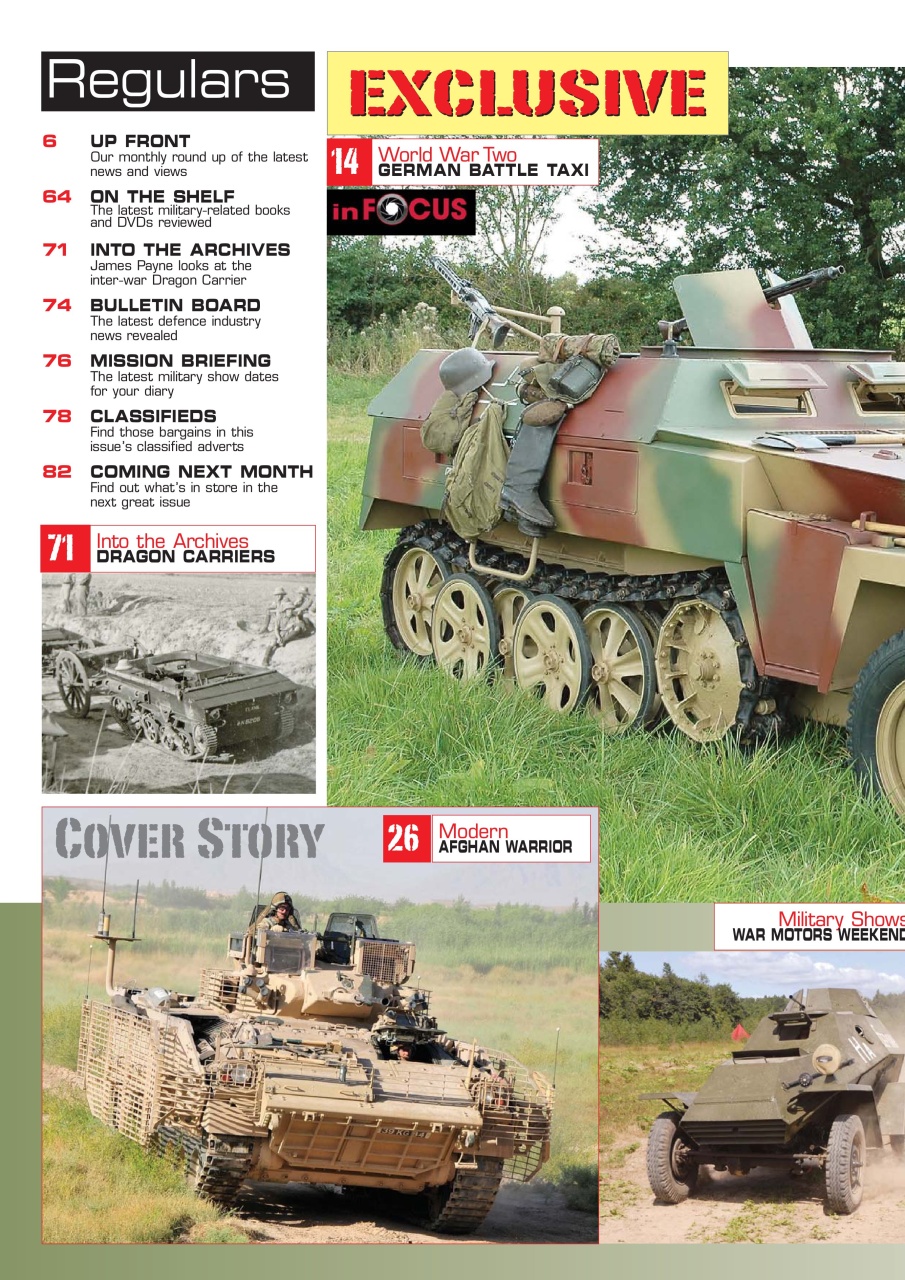 Military Machines International Preview Pages