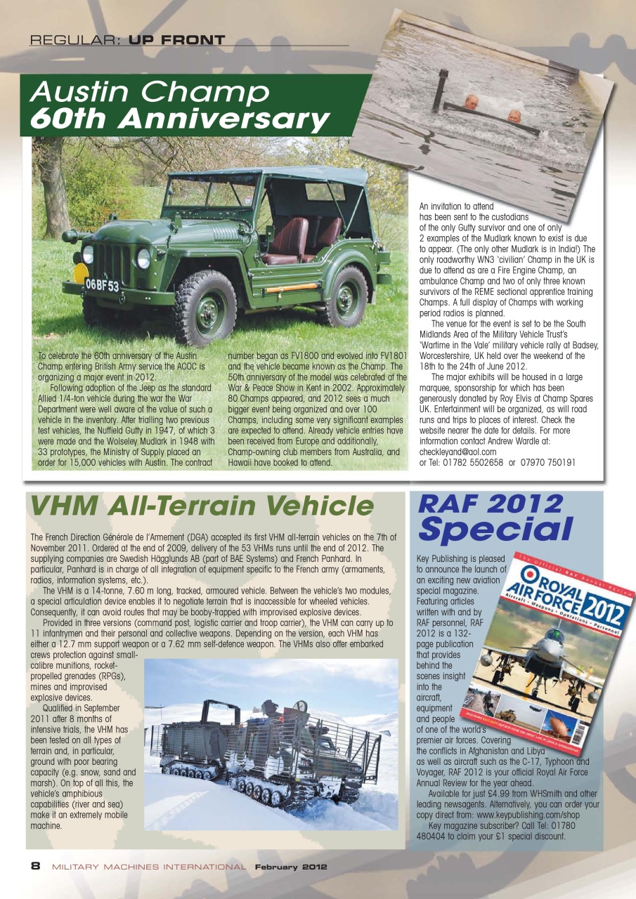 Military Machines International Preview Pages
