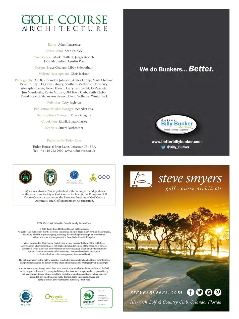 Golf Course Architecture Preview Pages