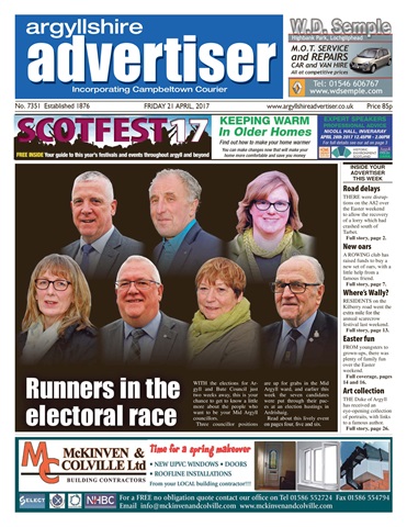 Argyllshire Advertiser issue 21st April 2017