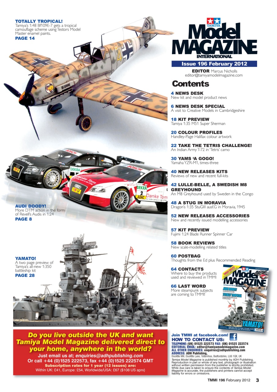 Tamiya Model Magazine Preview Pages
