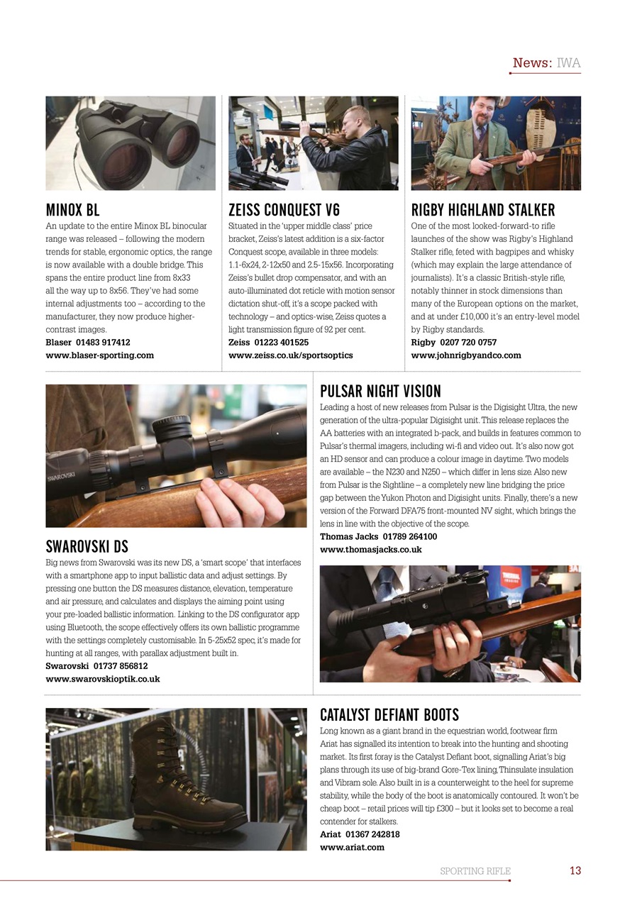 Sporting Rifle Preview Pages
