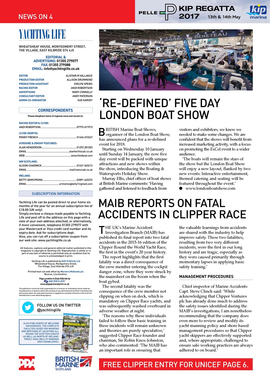 Yachting Life Preview Pages