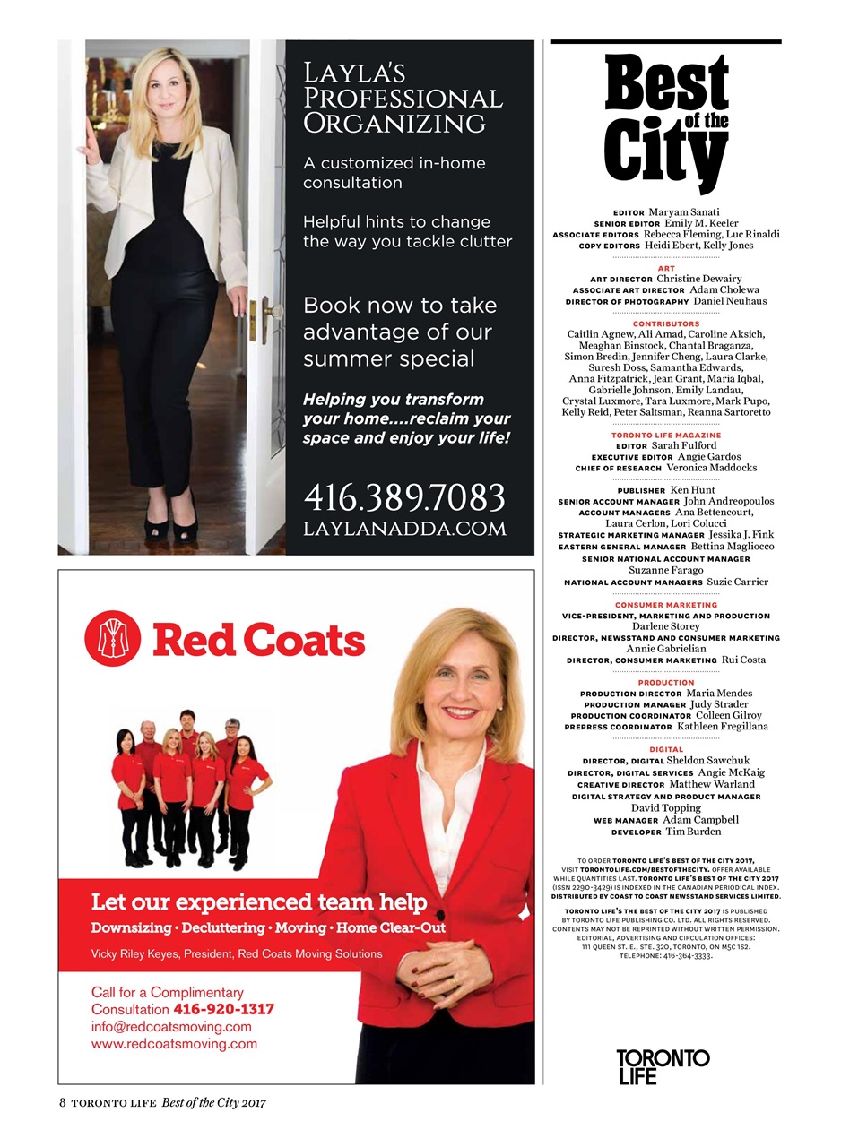 Toronto Life Preview Pages