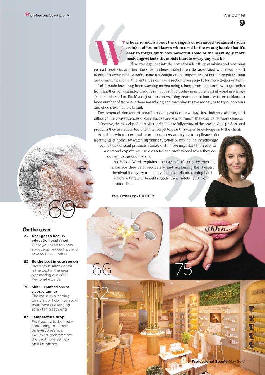 Professional Beauty Preview Pages