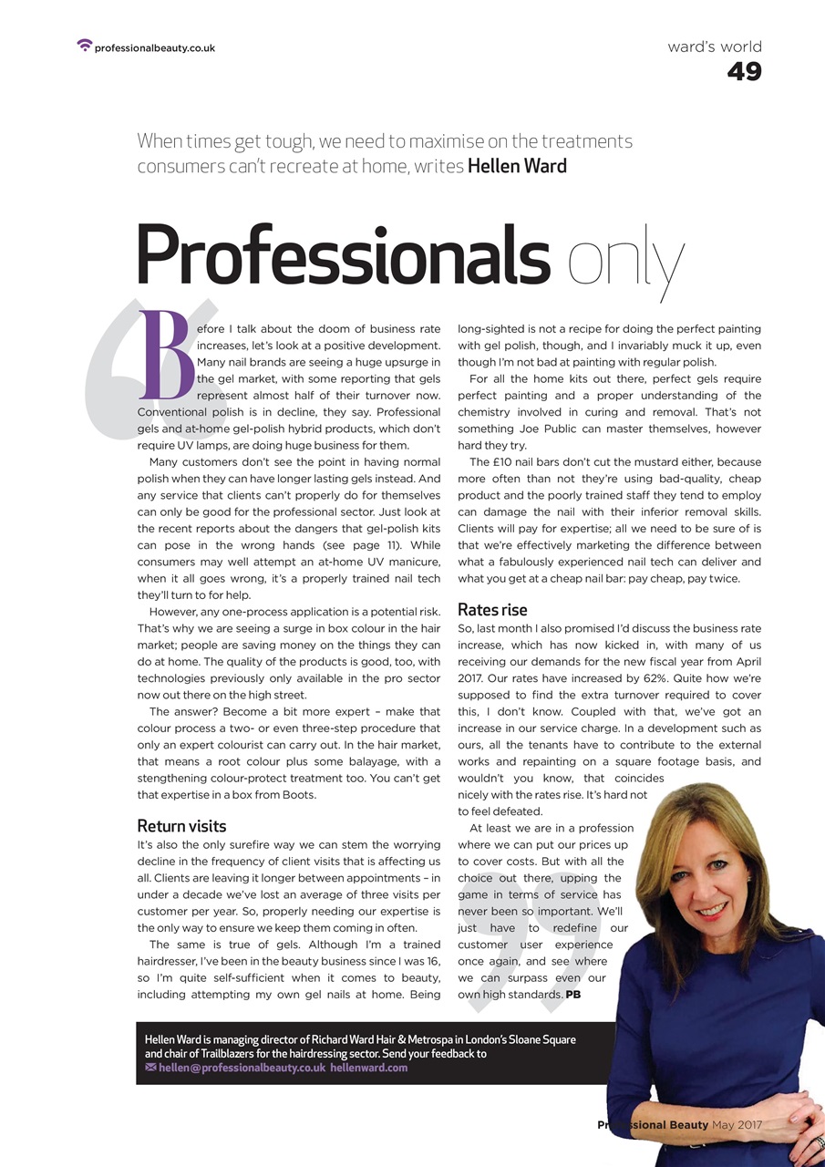 Professional Beauty Preview Pages