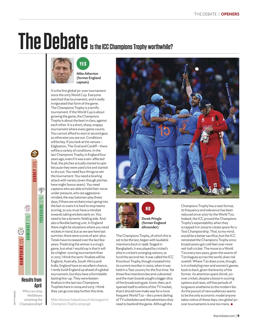 The Cricketer Magazine Preview Pages