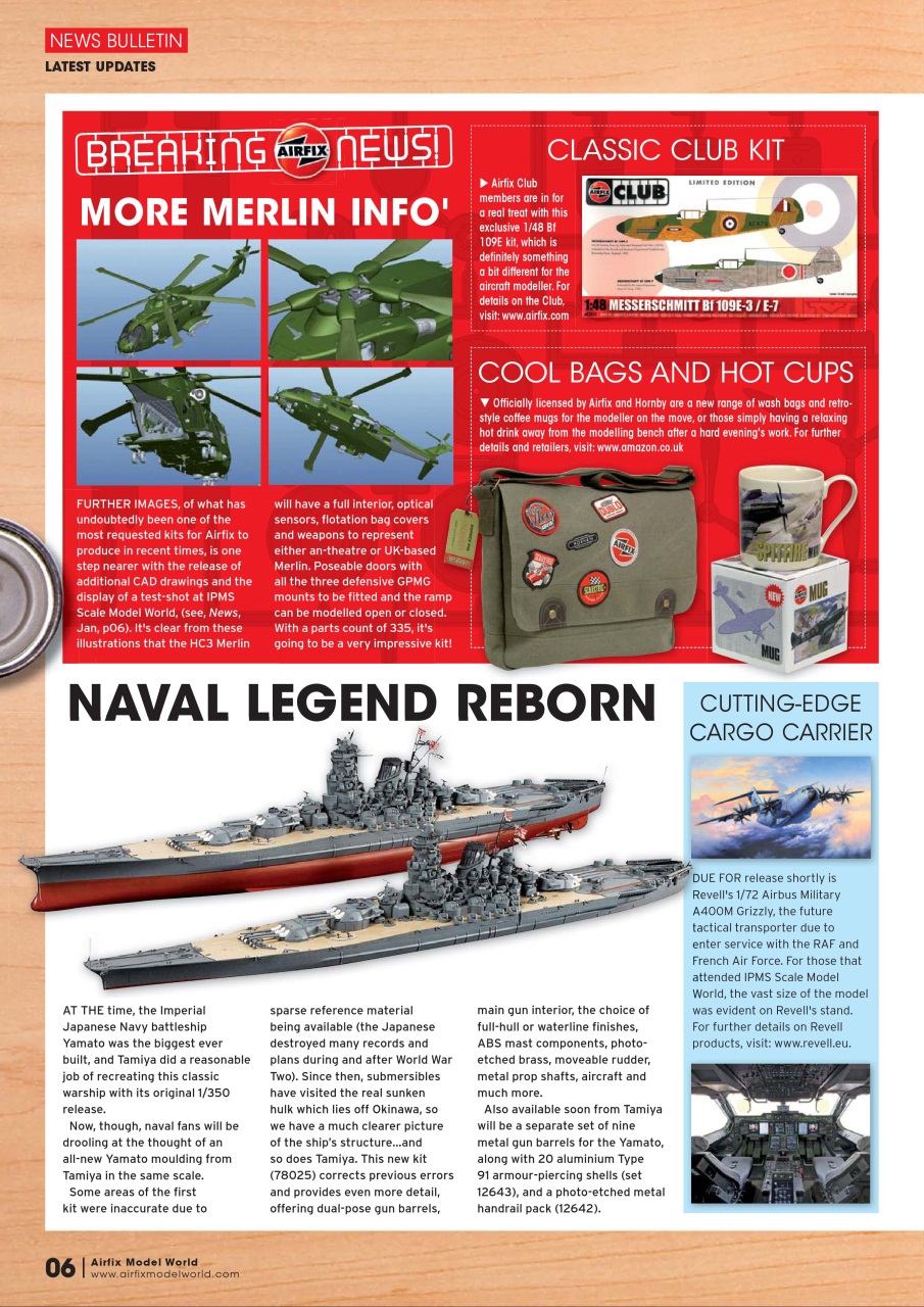Airfix Model World Preview Pages