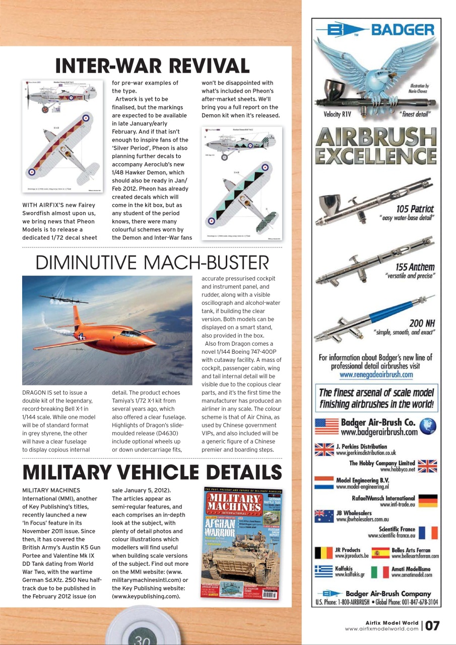 Airfix Model World Preview Pages