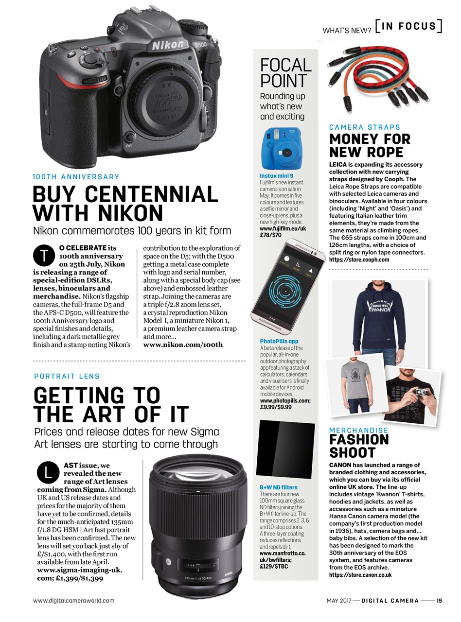 Digital Camera Magazine Preview Pages