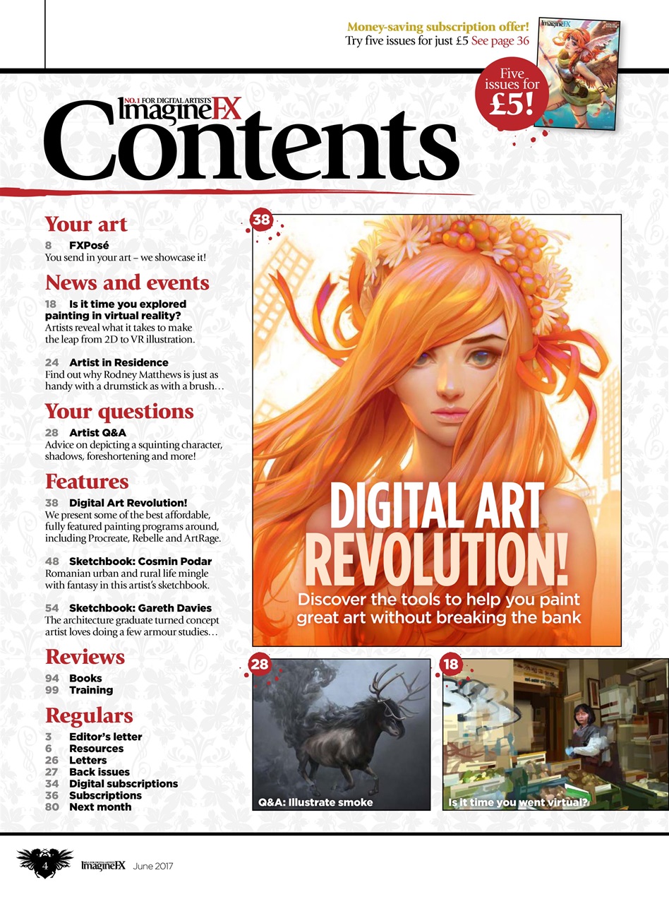 ImagineFX Preview Pages