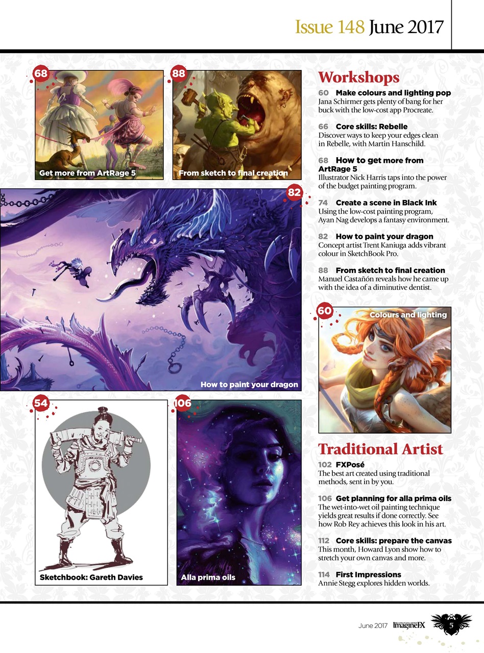 ImagineFX Preview Pages