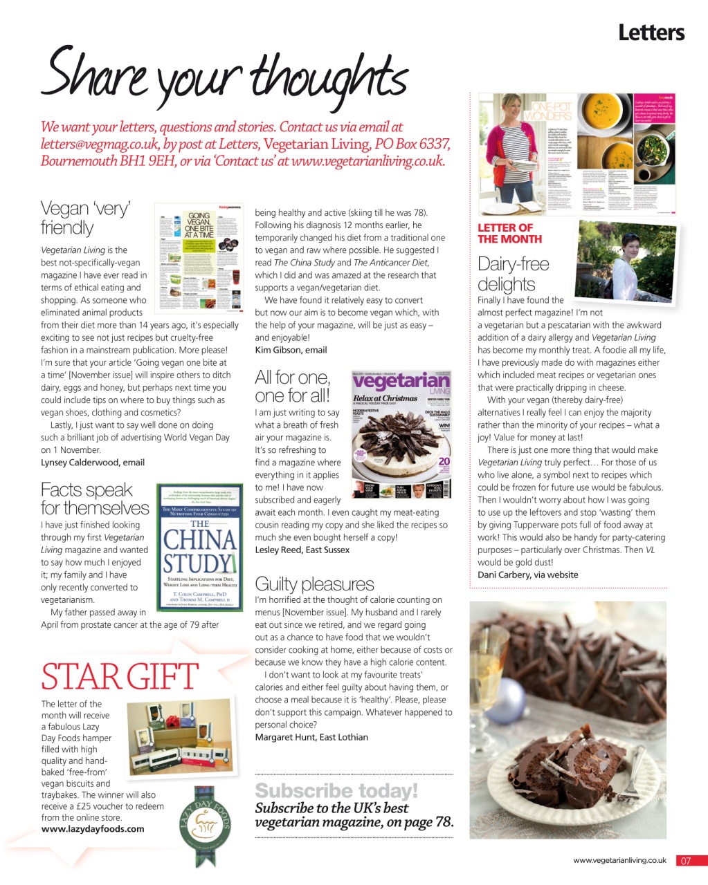 Vegetarian Living Preview Pages