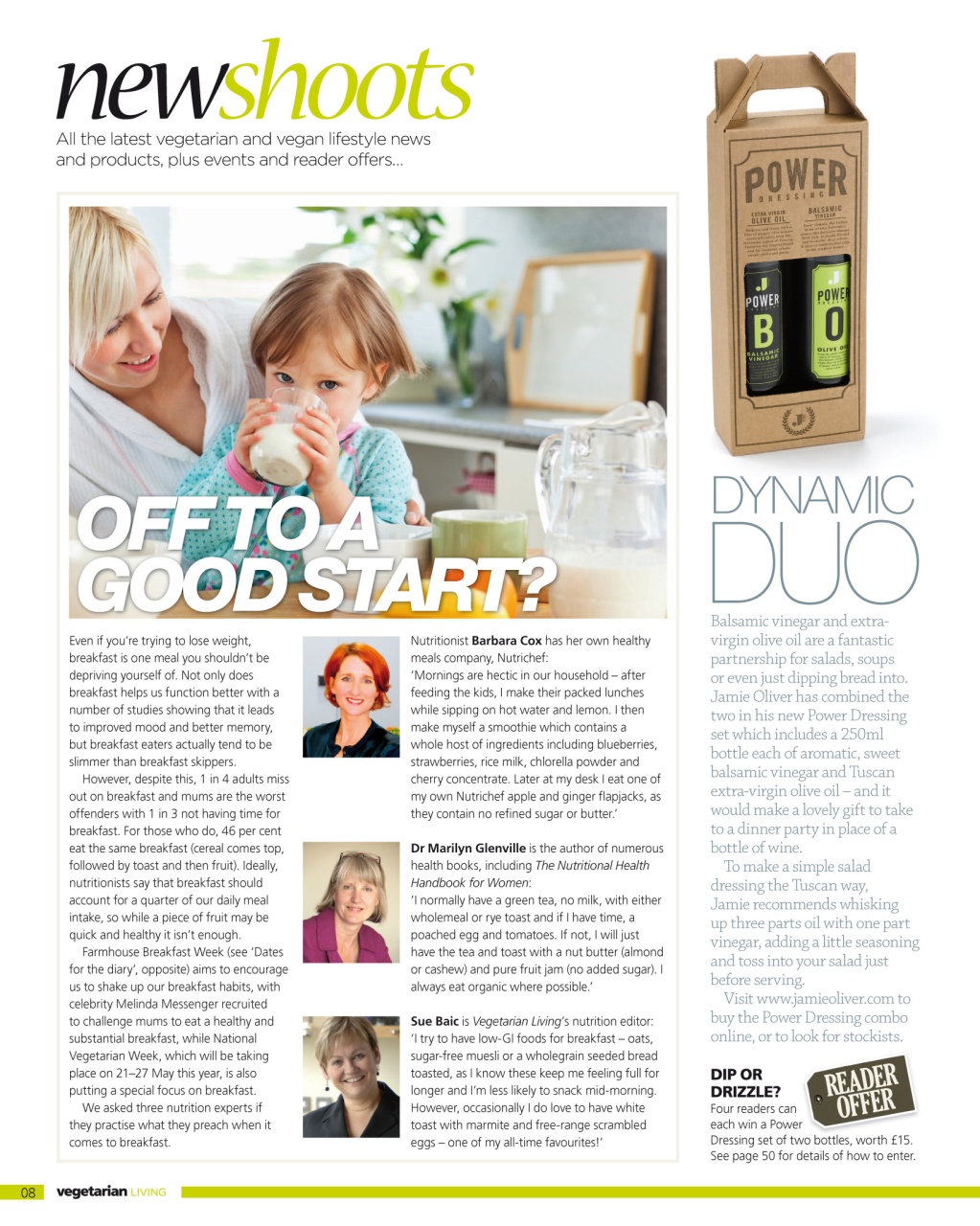 Vegetarian Living Preview Pages