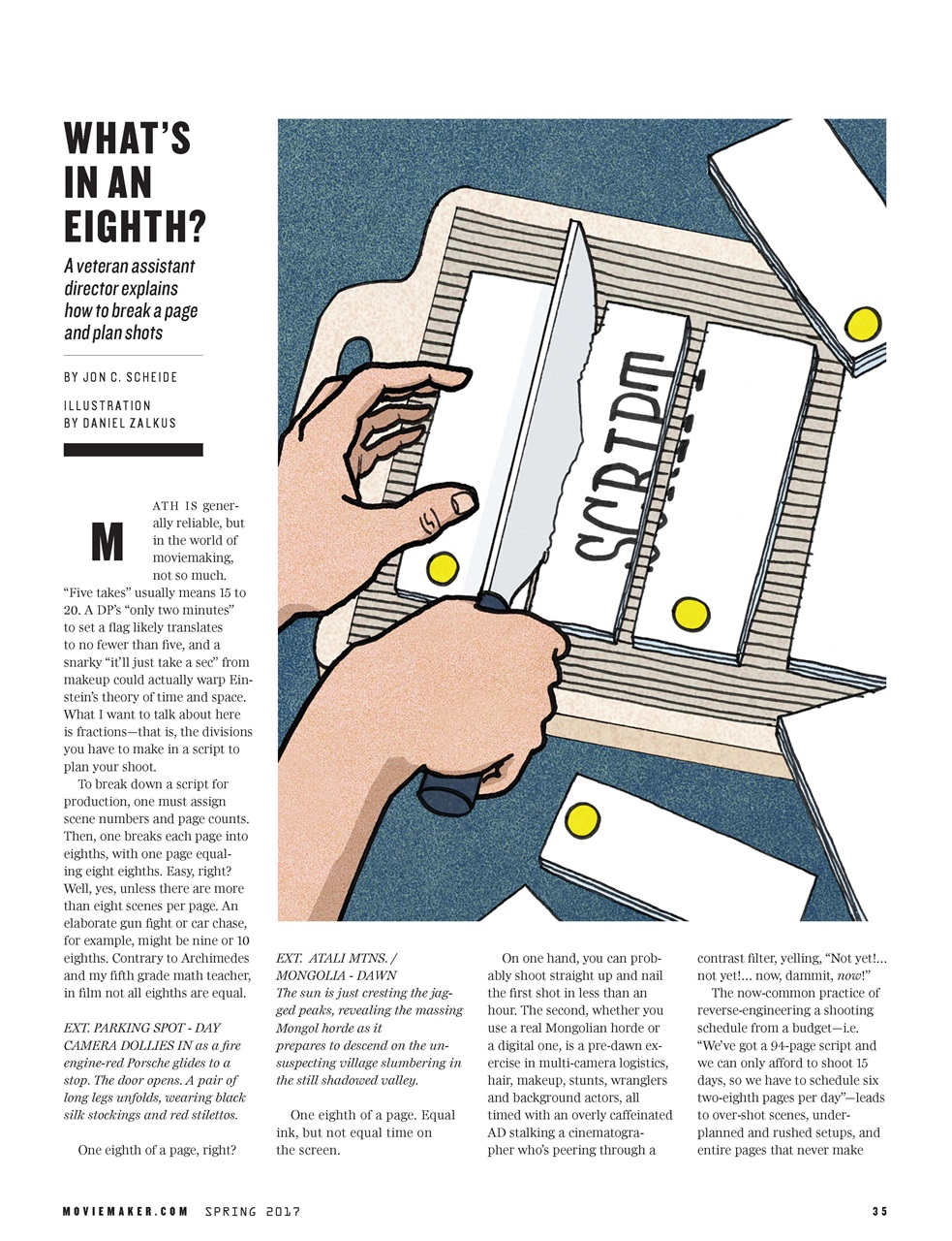 MovieMaker Magazine Preview Pages