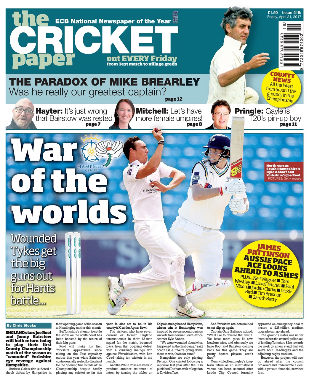 The Cricket Paper Preview Pages