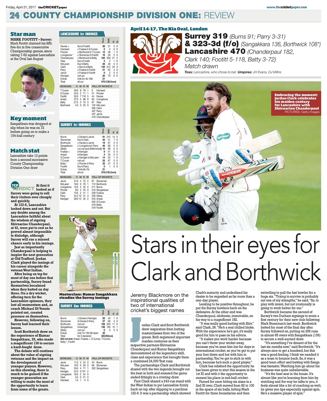 The Cricket Paper Preview Pages