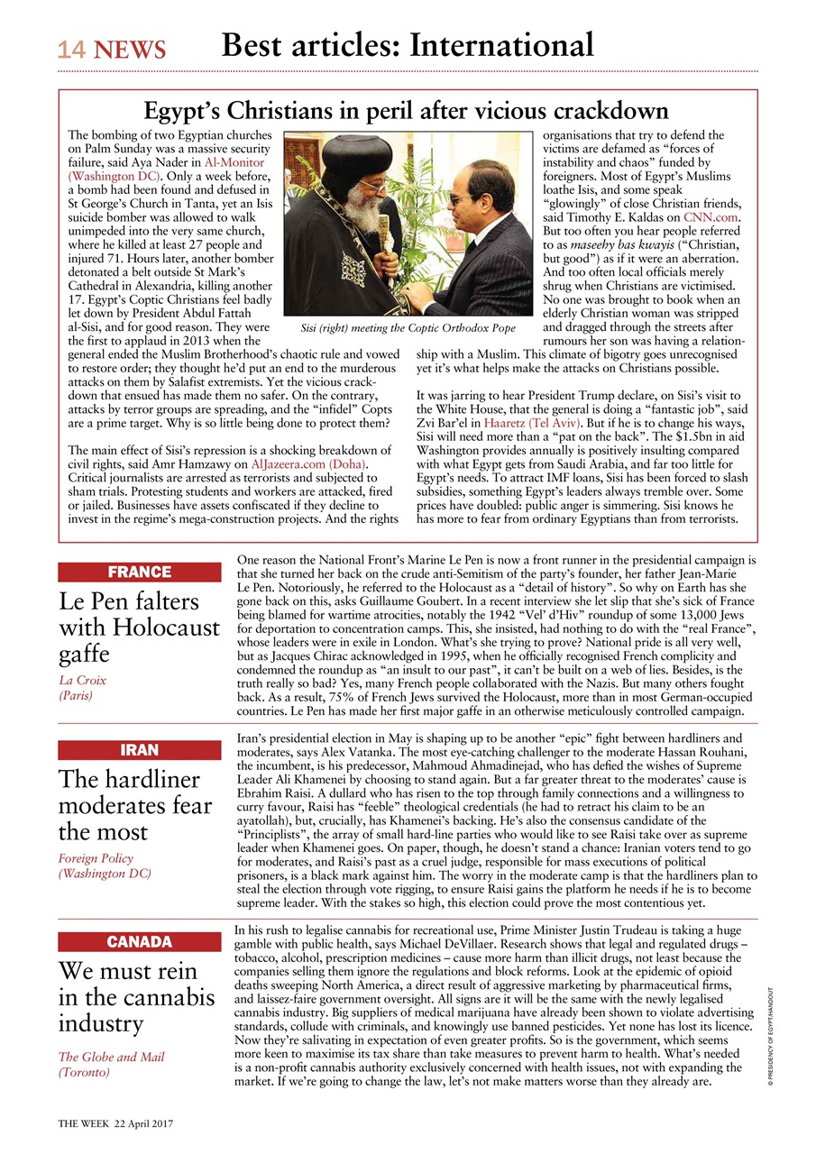 The Week Preview Pages