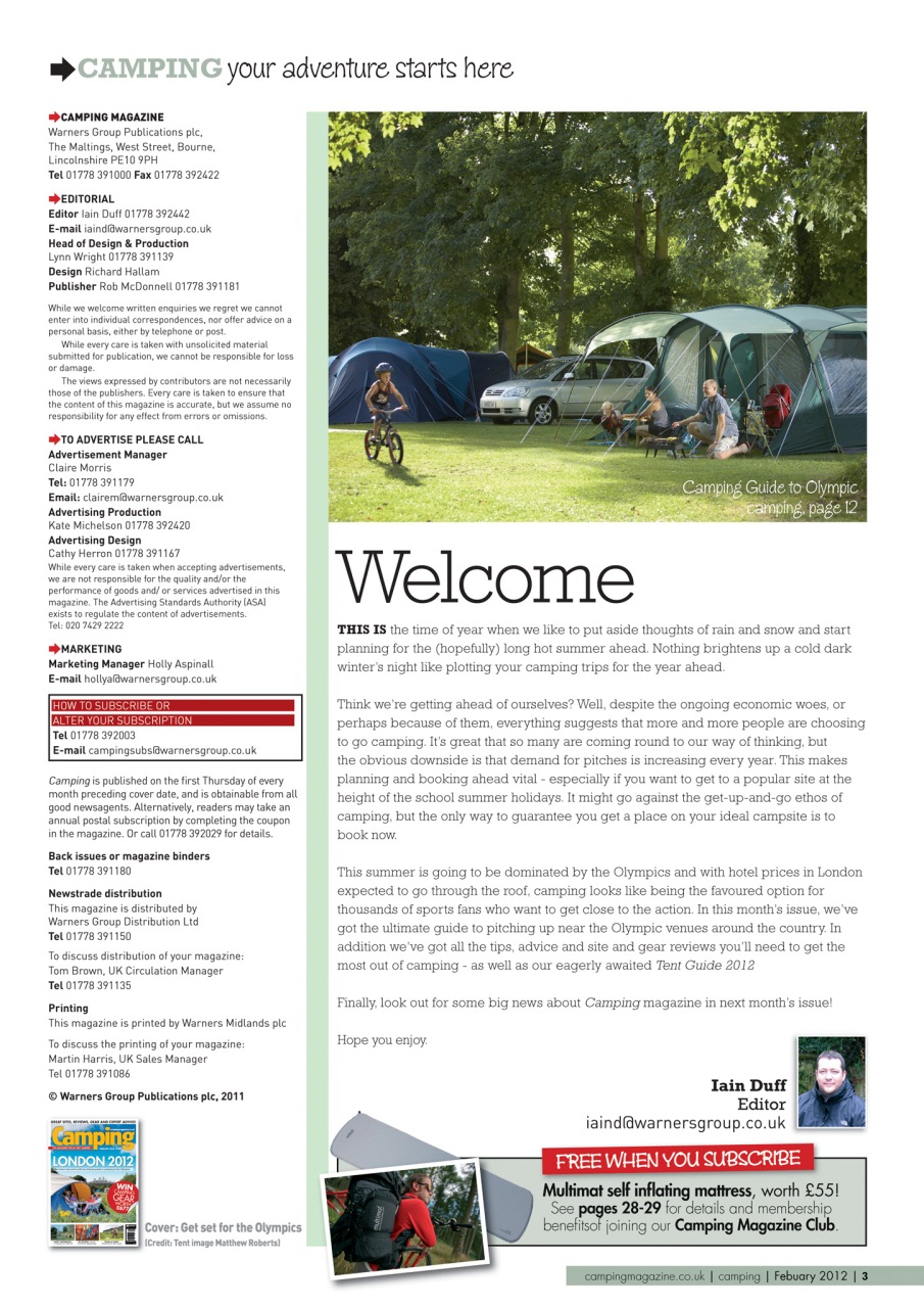 Camping Preview Pages