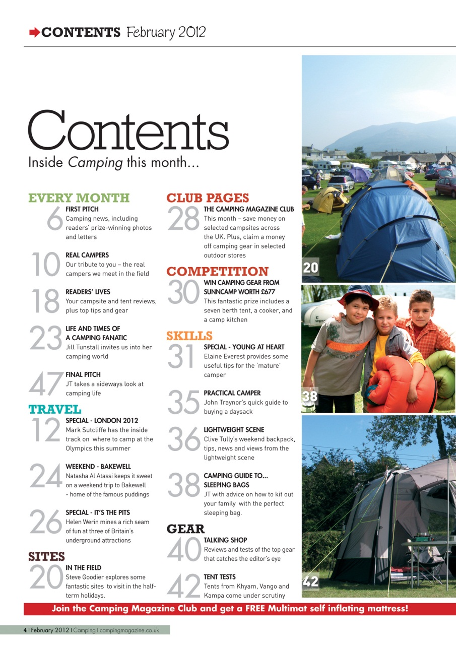 Camping Preview Pages