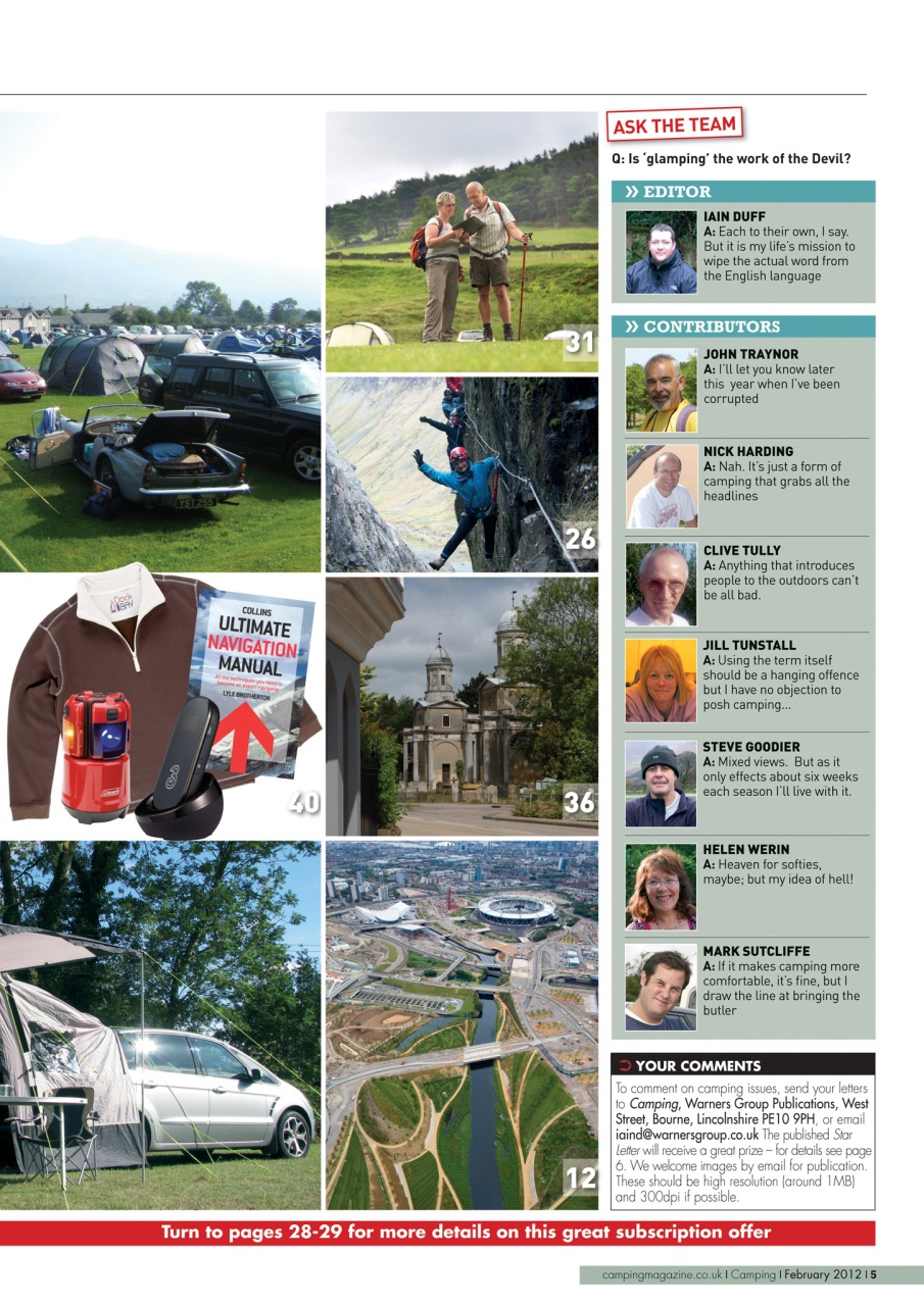 Camping Preview Pages