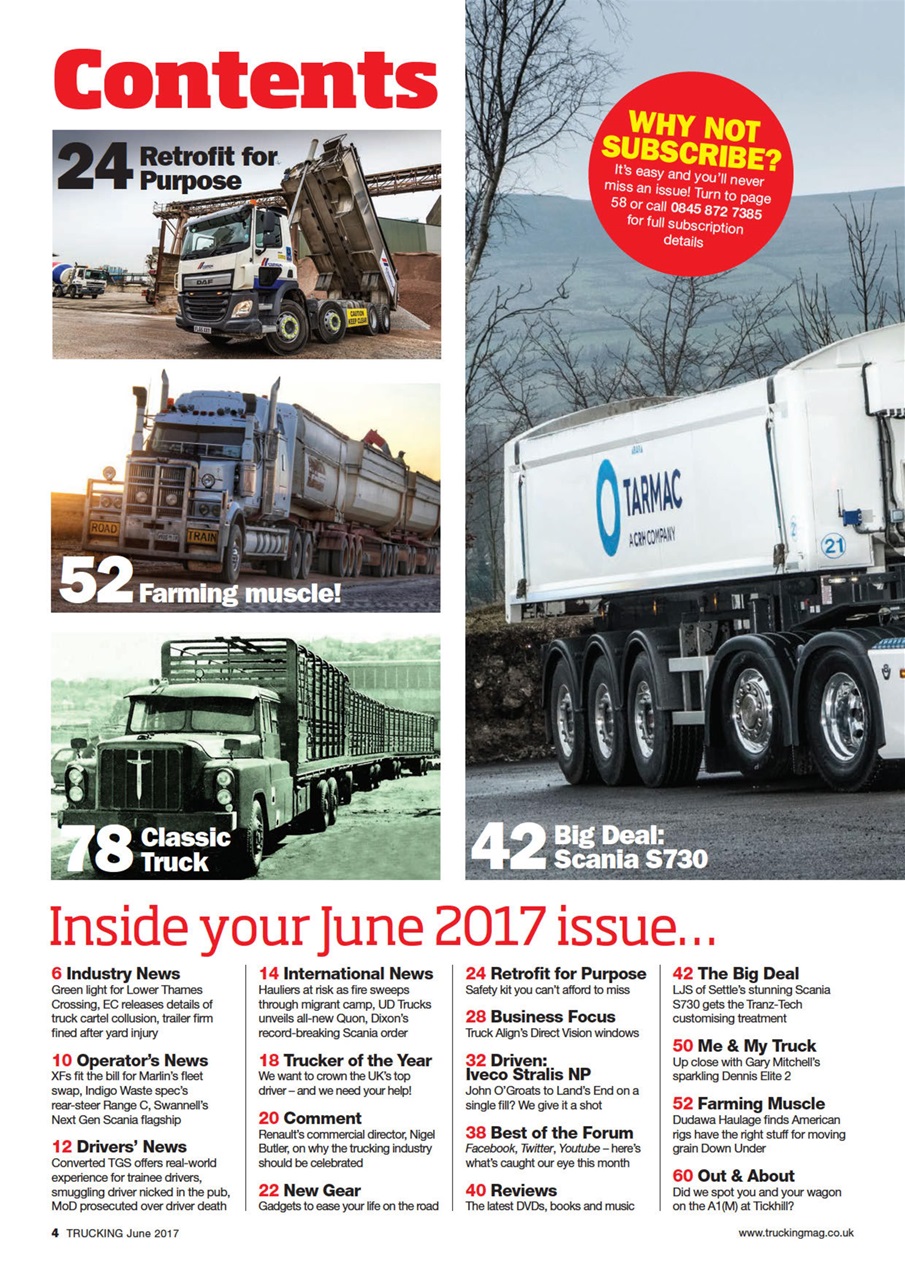 Trucking Magazine Preview Pages