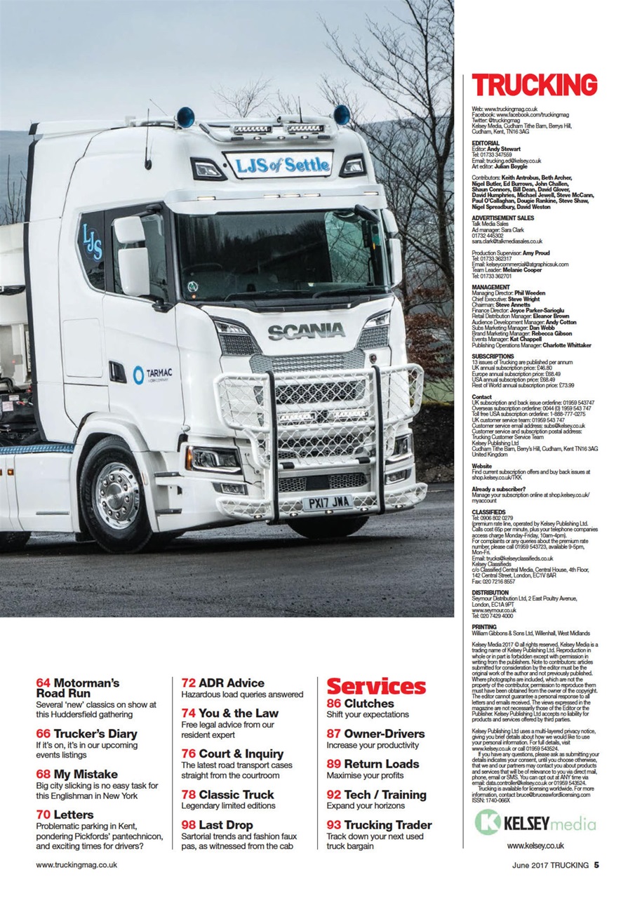 Trucking Magazine Preview Pages
