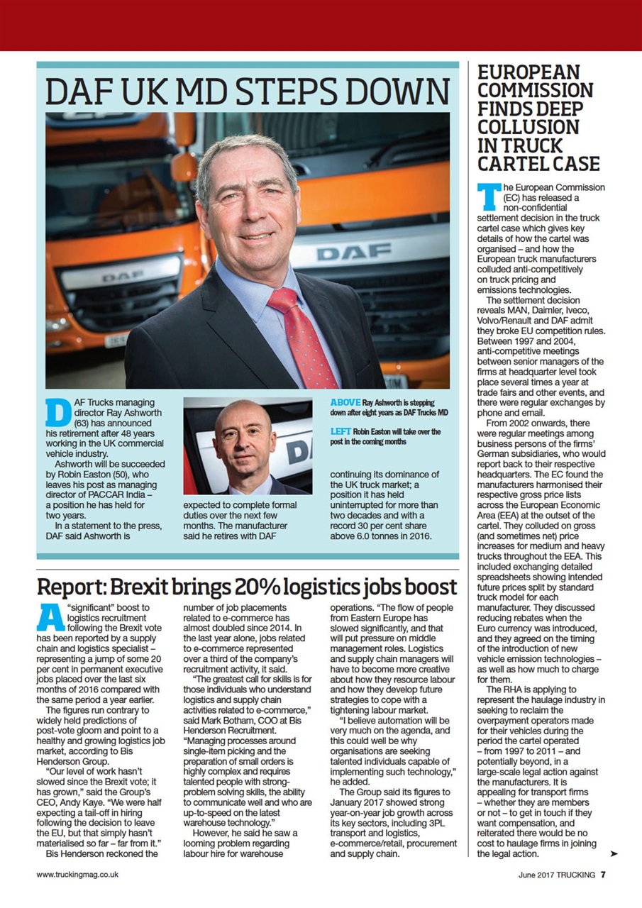 Trucking Magazine Preview Pages