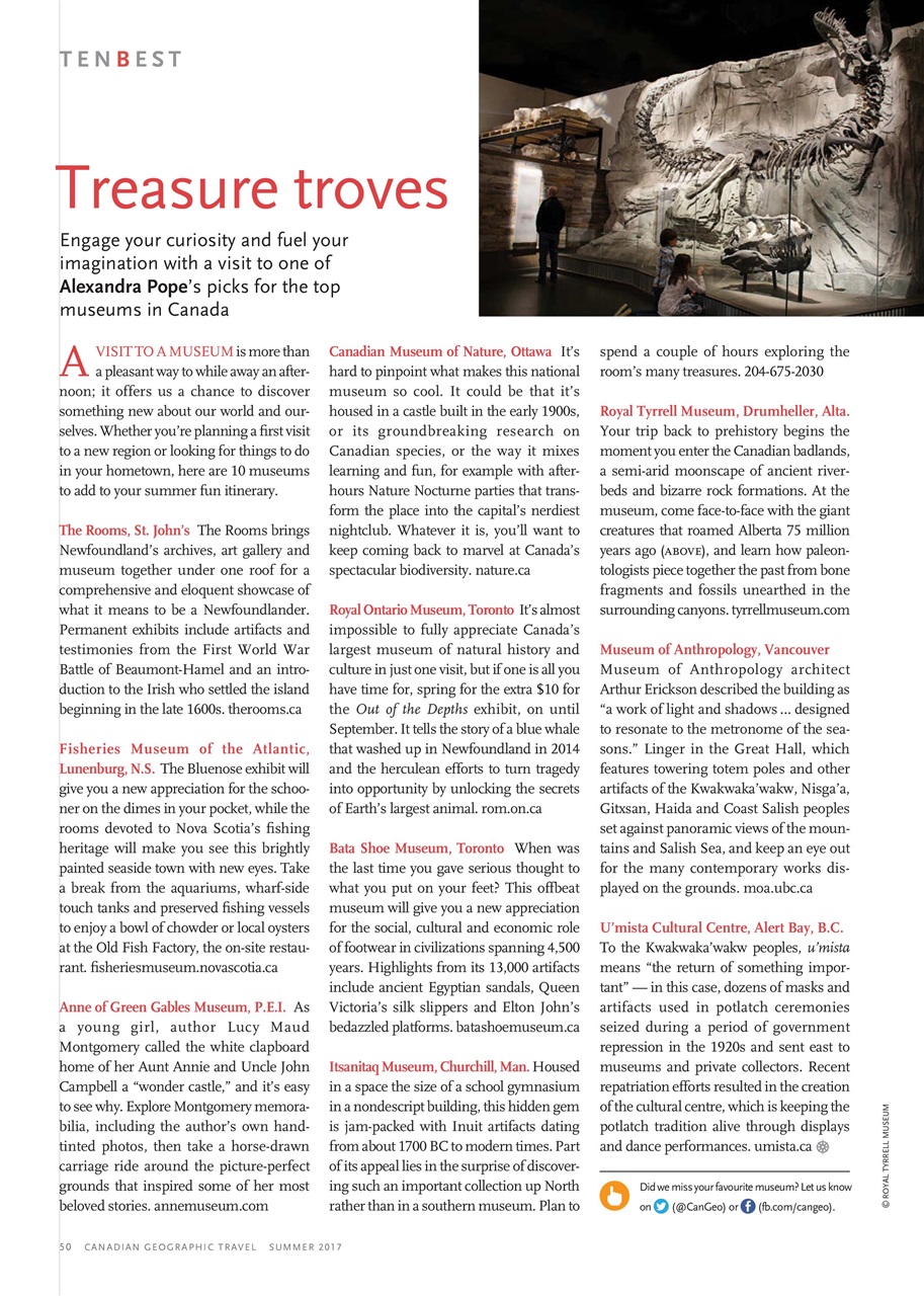 Canadian Geographic Preview Pages