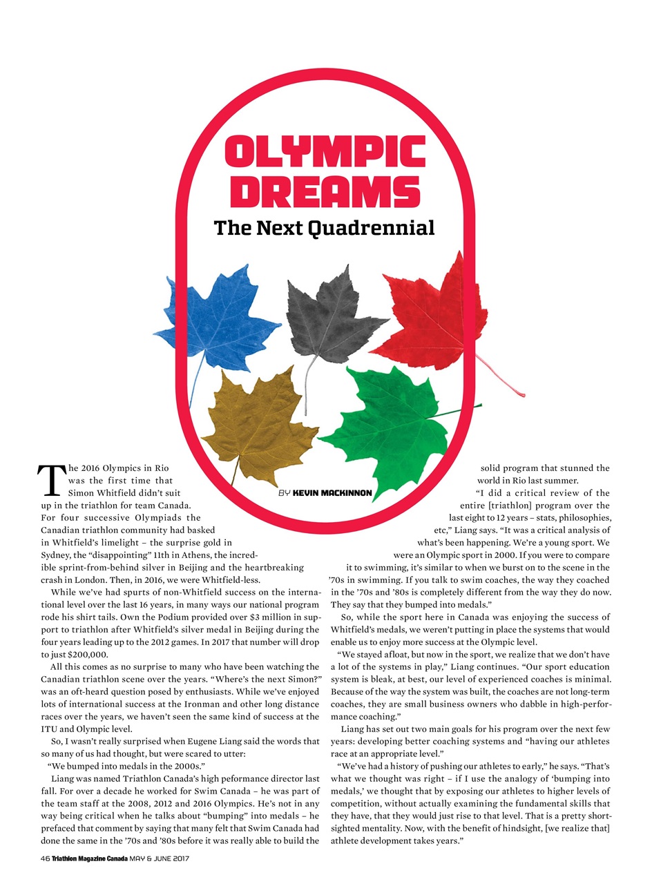 Triathlon Magazine Canada Preview Pages