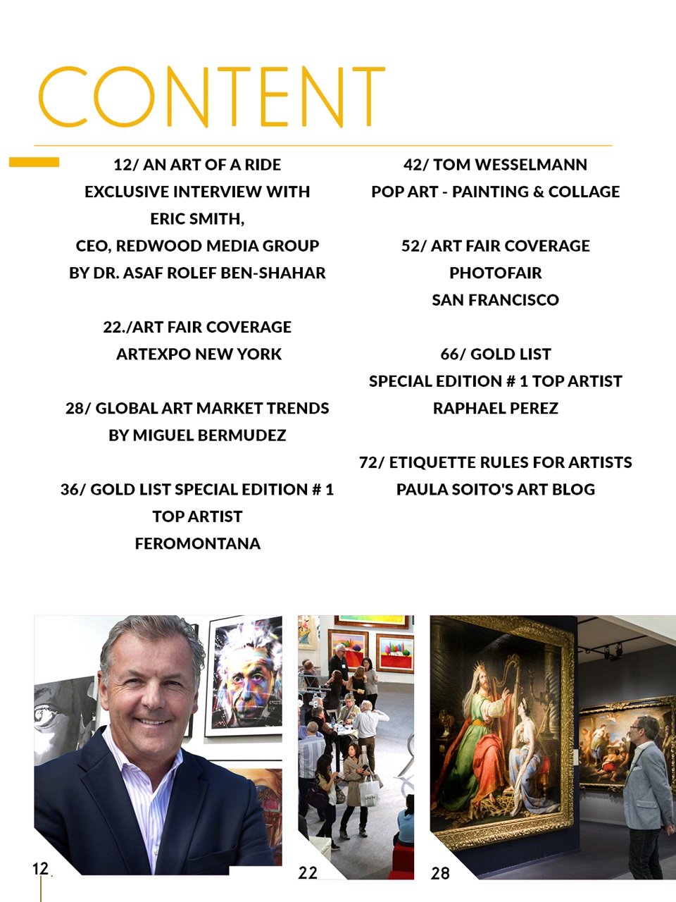 Art Market Magazine Preview Pages