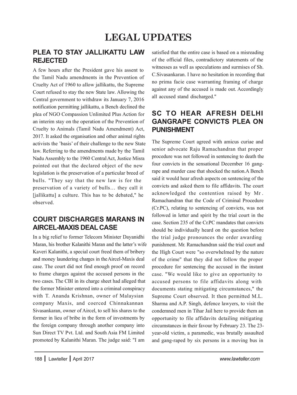 Lawteller – A Legal Awareness Magazine Preview Pages